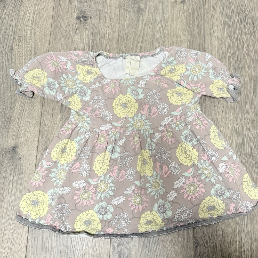 Matilda‎ Jane Brown Dress With Multicolored Flowers Size 4
